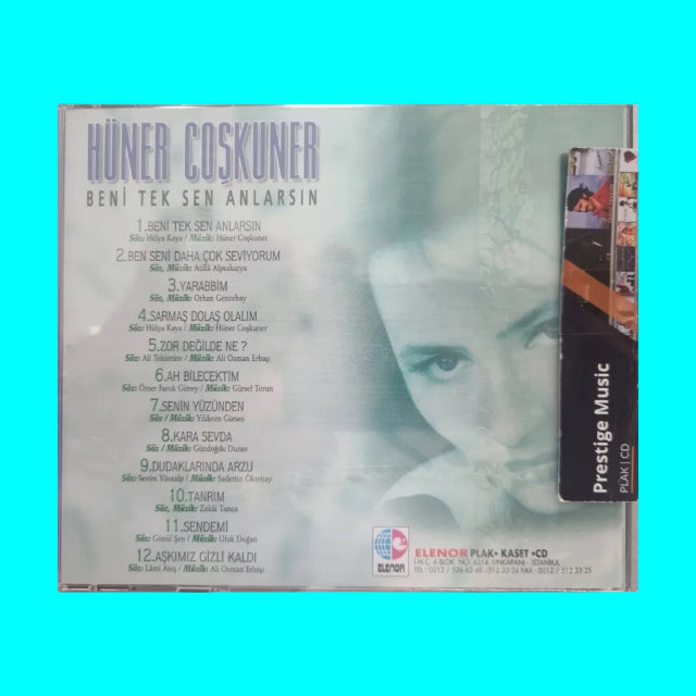 Hüner Coşkuner - Beni Tek Sen Anlarsın | CD | Elenor Müzik
