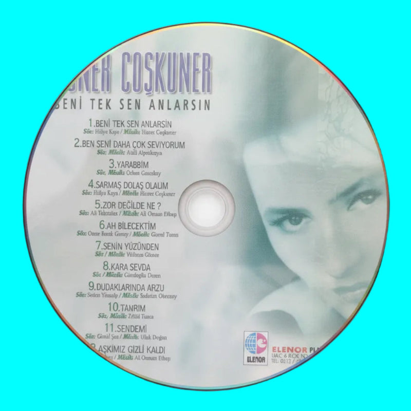 Hüner Coşkuner - Beni Tek Sen Anlarsın | CD | Elenor Müzik