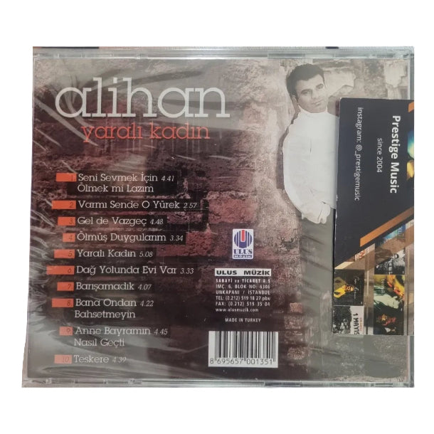 Alihan CD | Alihan Yaralı Kadın CD | Arabesk CD | Almanya 'da | Türkçe | Arabesk | CD