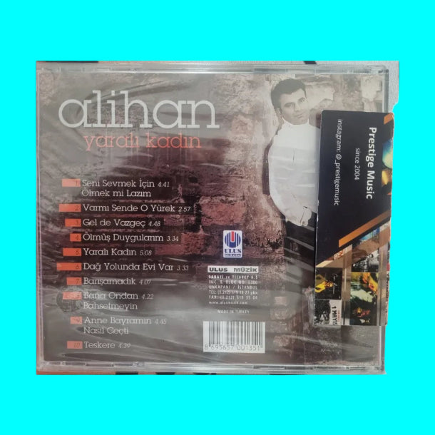 Alihan CD | Alihan Yaralı Kadın CD | Arabesk CD | Almanya 'da | Türkçe | Arabesk | CD
