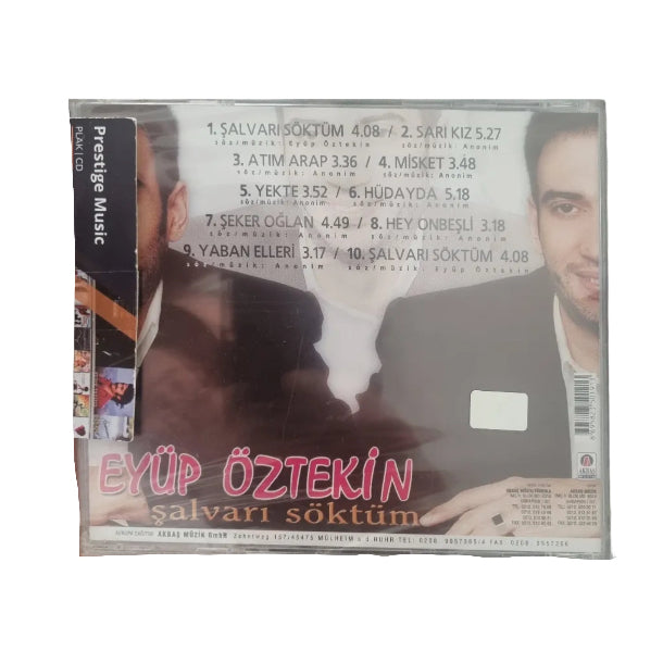 Eyüp Öztekin Şalvarı Söktüm CD | Almanya ' da |Akbaş Müzik GmbH | Türkische Volksmusik | CD