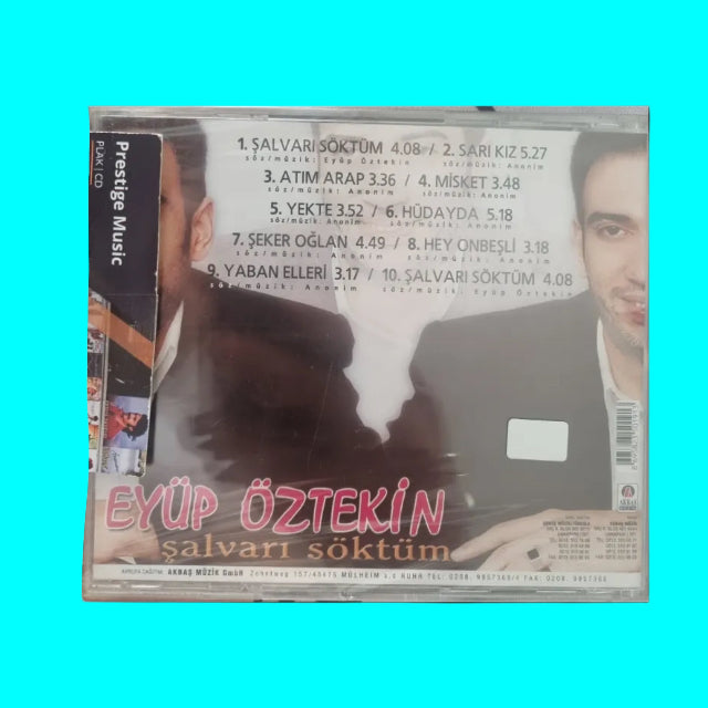 Eyüp Öztekin Şalvarı Söktüm CD | Almanya ' da |Akbaş Müzik GmbH | Türkische Volksmusik | CD