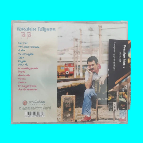 İbrahim Tatlıses tek tek CD-ibrahim Tatlıses CD -Tek Tek(CD)