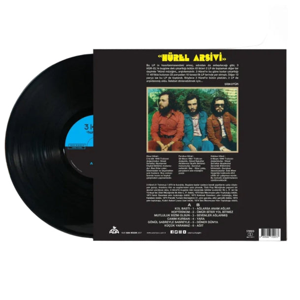 3 Hürel - Hürel Arşivi Plak | Volume 2 (Plak) Anadolu rock | Türkischer rock | Plak | Schallplatte | LP