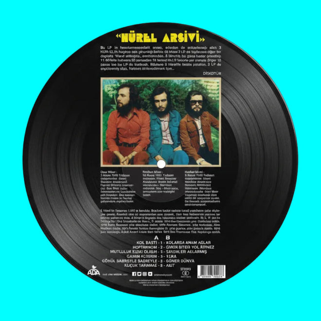 3 Hürel - Hürel Arşivi Plak | Volume 2 (Plak) Anadolu rock | Türkischer rock | Plak | Schallplatte | LP