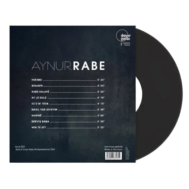 Aynur - Rabe Plak | Aynur Rabe LP | Aynur Rabe Schallplatte | Kürtçe |Turkish Folk | Türk halk | Plak