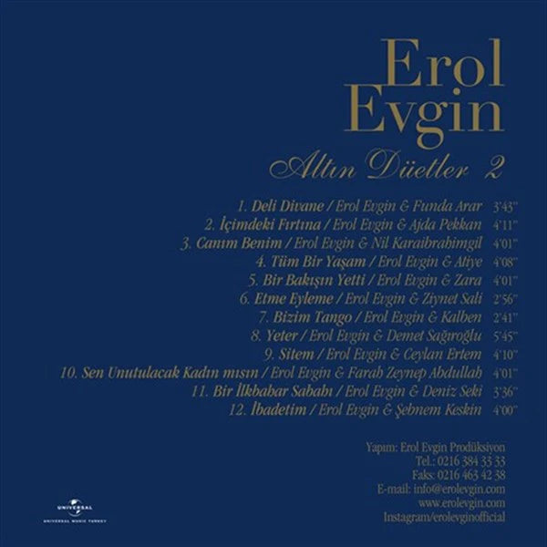 Erol Evgin - Altın Düetler 2 CD [Türkischer Pop | CD]