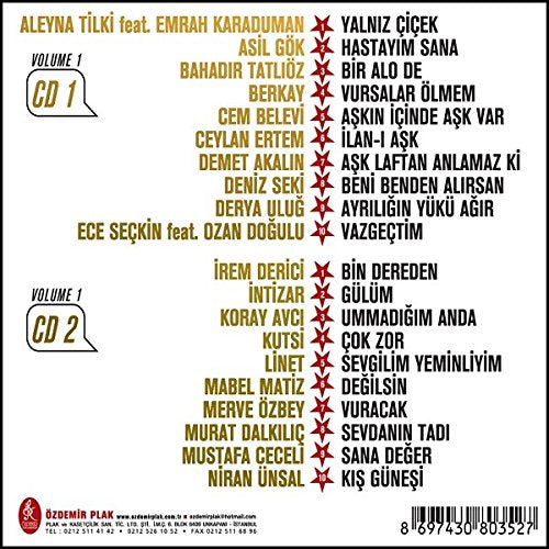 Özdemir Müzik / Yıldız Tilbe-Yıldız'ın Şarkıları Vol.1 -2CD ( CD)