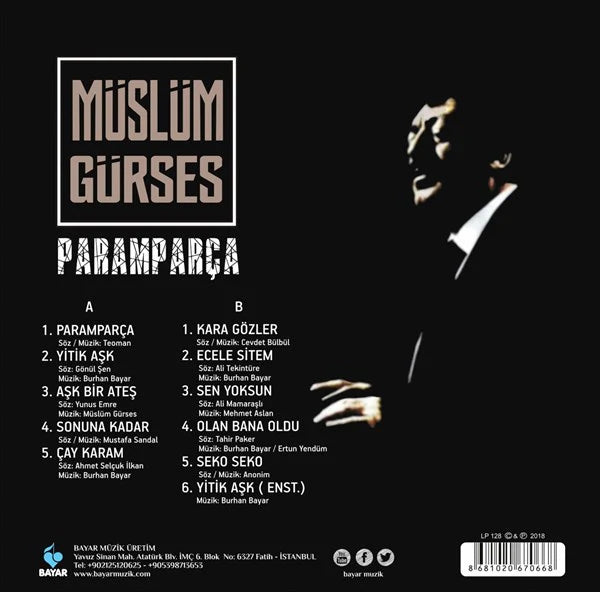 MÜSLÜM GÜRSES - PARAMPARCA - plak - vinil - poster