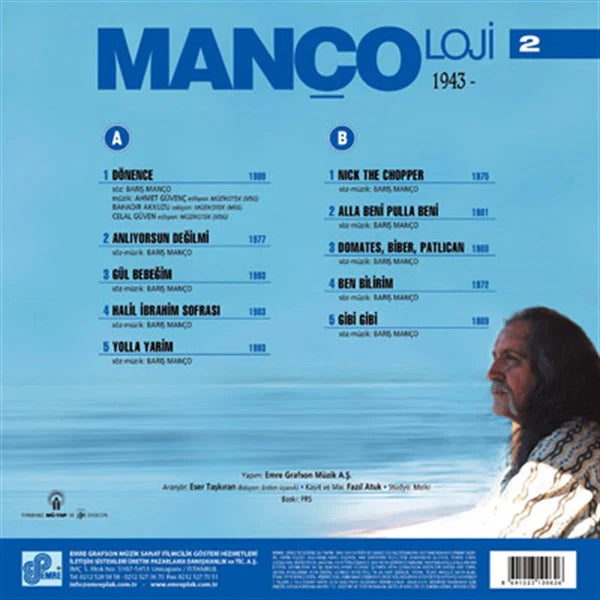 BARIS MANCO - MANCO LOJI 2 - 1943 - Record - Vinyl - Plak