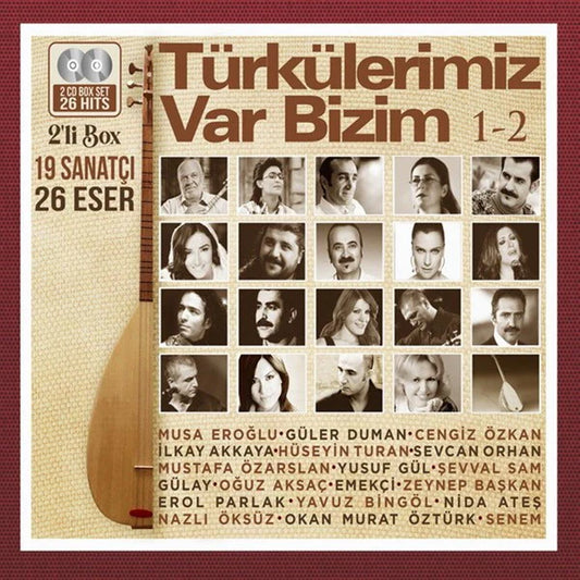 ÖZDEMİR PLAK/ Türkülerimiz Var Bizim 1+2(2 Box Set CD)