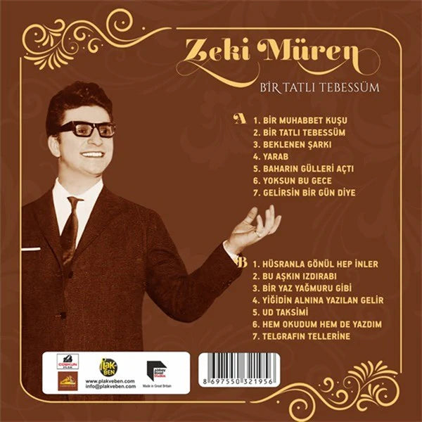 ZEKI MÜREN - Bir Tatli Tebessüm - Record - Vinyl - Plak