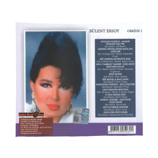Bülent Ersoy - Orkide 1 (CD)Bülent Ersoy Orkide 1 CD | Türküola Müzik | CD