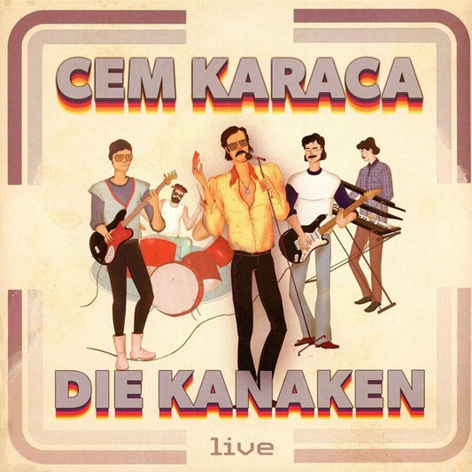 Cem Karaca - Die Kanaken Live Plak |Schallplatte | LP | Anadolu Rock Plak
