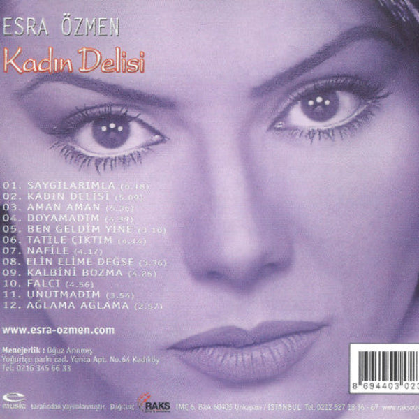 Esra Özmen - Kadın Delisi CD | türk pop | türkçe pop | CD | türkischer pop | Türkisch pop | CD