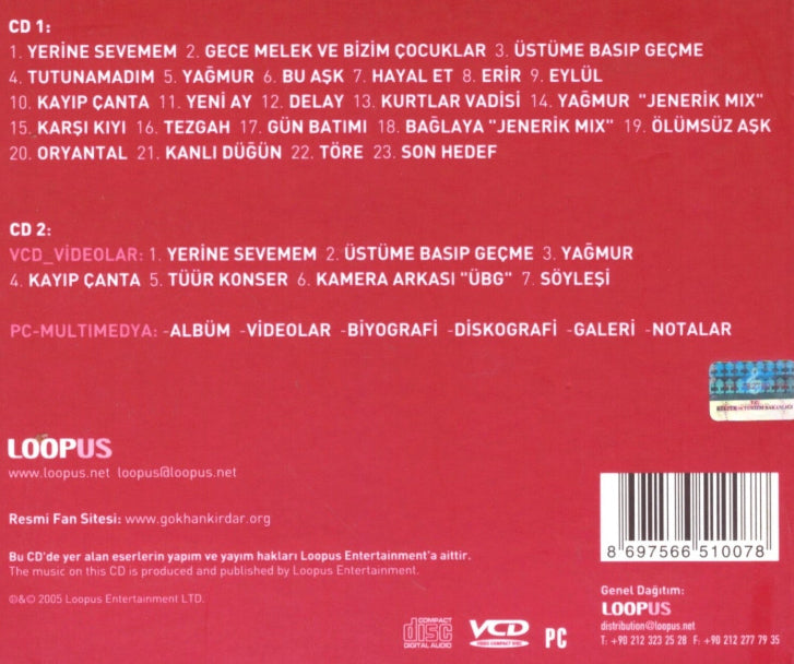 Gökhan Kırdar CD | Yerine Sevemem - Best Of Jenerik Vol. 1 | CD | Türkçe | pop | cd