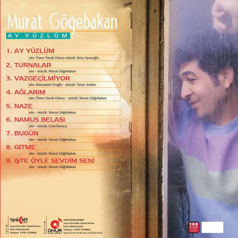 MURAT GÖGEBAKAN - Ay Yüzlüm - Record - Vinyl - Plak