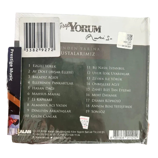Grup Yorum - Ruhi Su (Ruhi su CD)Grup Yorum CD | Ruhi Su - Dünden Yarına Ustalarımız CD