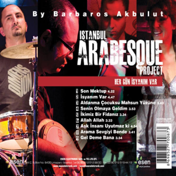 İstanbul Arabesque Project - Her Gün İsyanım Var ( CD ) Arabesk | Fantezi | Müzik | CD