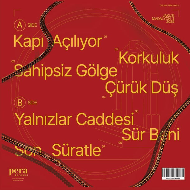 Jakuzi Madalyon Plak(Renkli Plak) (45 RPM) - Türkçe | Pop | Plak | Schallplatte | LP