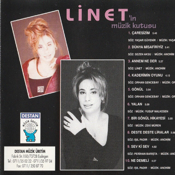Linet CD – Linet'in Müzik Kutusu- Destan Müzik CD