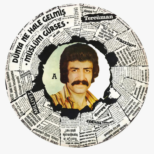 Müslüm Gürses Dünya Ne Hale Gelmiş Plak (Picture Disk) Fotoğraf Baskı Plak