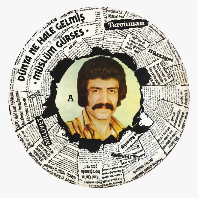 Müslüm Gürses Dünya Ne Hale Gelmiş Plak (Picture Disk) Fotoğraf Baskı Plak