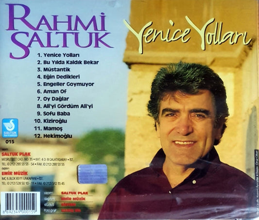 Rahmi SALTUK - Yenice YOLLARI (CD) Türk Halk | CD