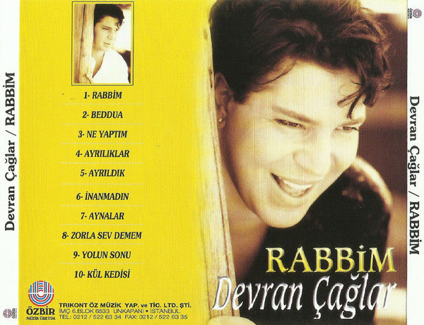 Devran Çağlar - Rabbim ( Arabesk | CD )