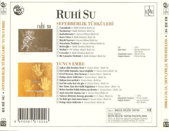 RUHi SU-Seferberlik Türküleri ve Kuvayi Milliye Destani -Yunus Emre CD