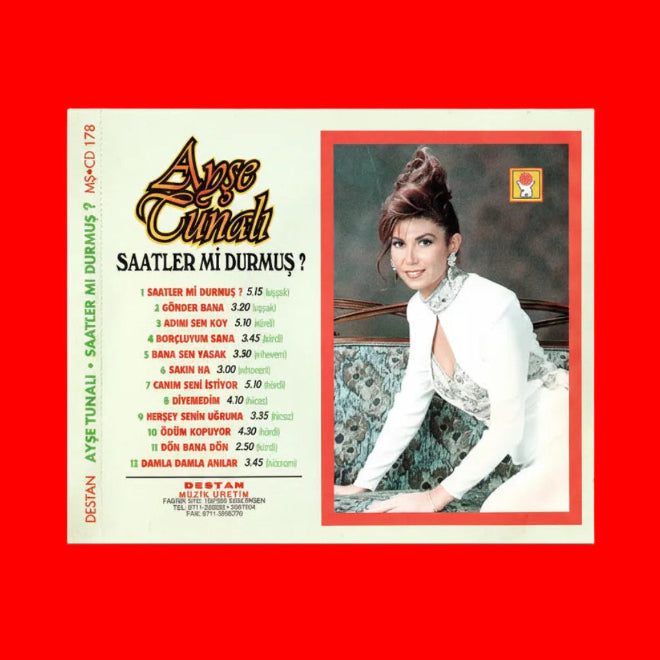 Ayşe Tunalı – Saatler Mi Durmuş? CD | DESTAN Müzik | Almanya | CD |Türk Sanat Müziği | CD