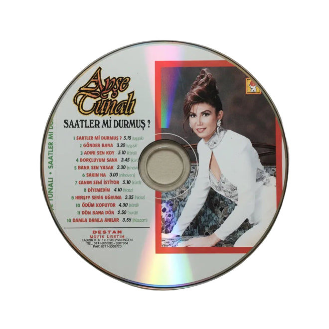 Ayşe Tunalı – Saatler Mi Durmuş? CD | DESTAN Müzik | Almanya | CD |Türk Sanat Müziği | CD