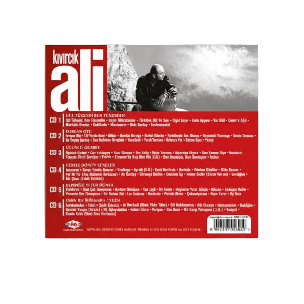 Kıvırcık Ali CD-Koleksiyon CD- Kivircik Ali(6 CD Set)Türk Halk CD