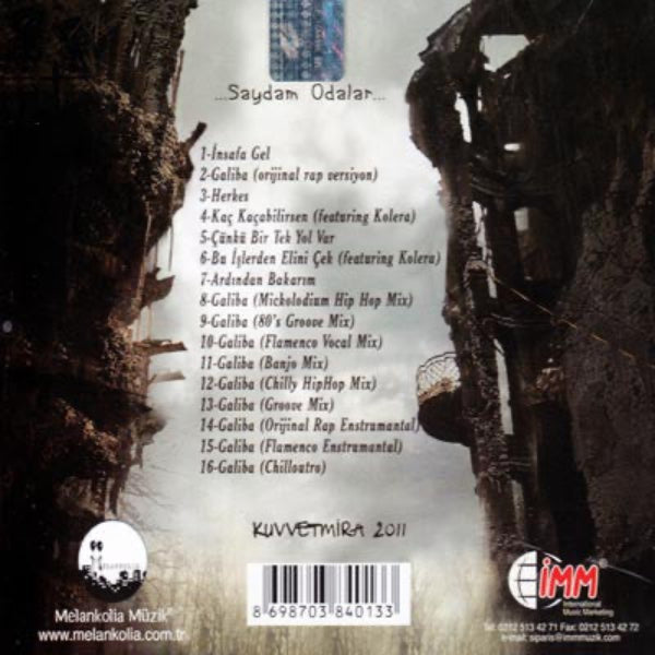 Sagopa Kajmer - Saydam Odalar CD | Türkçe |Hip Hop | Rap CD