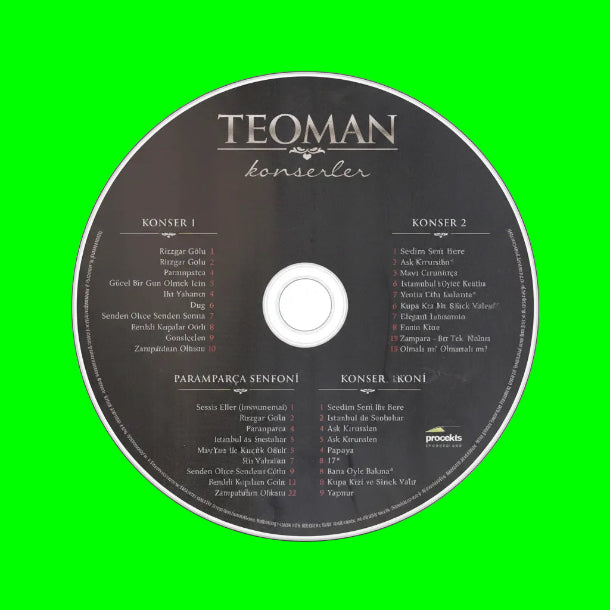 Teoman Konserler CD | 4 x CD | Konser | Teoman Konser CD | 4 CD