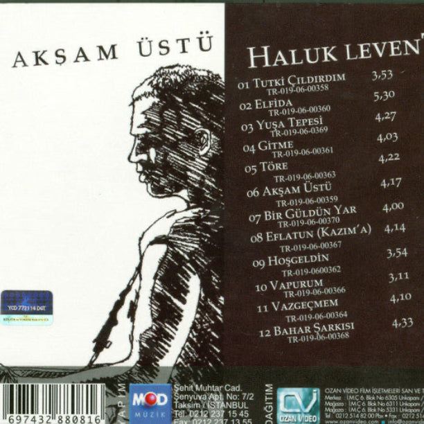 Haluk Levent - Akşamüstü | CD | Anadolu Rock | Türkçe anadolu Rock | Türkischer | Rock | Türkische Rock | CD