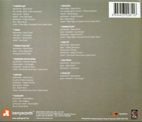 Seden Gürel cd - Bir Kadın Şarkı Söylüyor | CD | Nostalji Pop