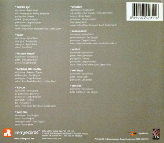 Seden Gürel cd - Bir Kadın Şarkı Söylüyor | CD | Nostalji Pop
