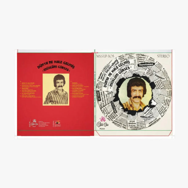 Müslüm Gürses Dünya Ne Hale Gelmiş Plak ( Müslüm Gürses Album Plak ) Müslüm Gürses Kaç Kadeh Sustu Plak