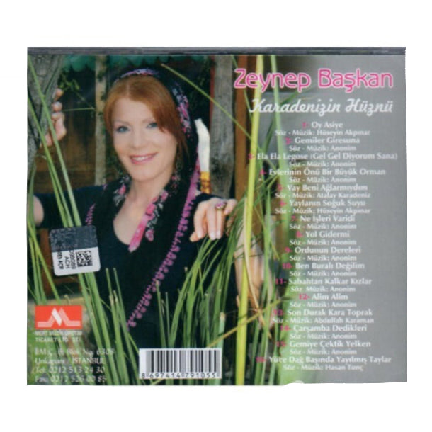 Zeynep Başkan - Karadenizin Hüznü( CD ) Karadeniz | Türküleri |Türk Halk | CD