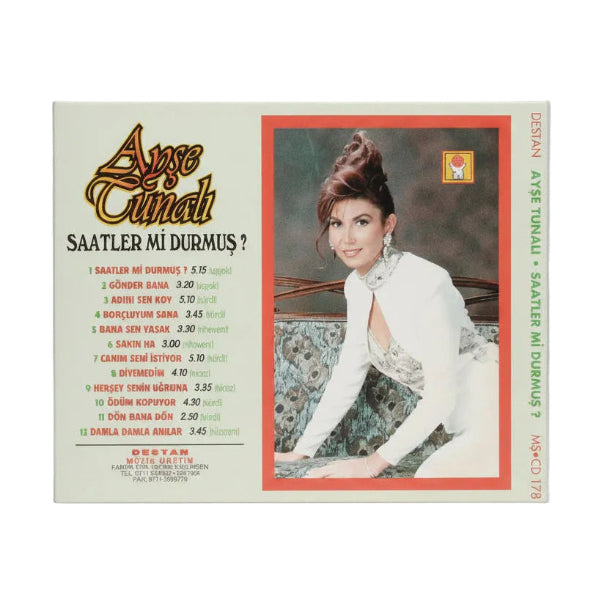 Ayşe Tunalı – Saatler Mi Durmuş? CD | DESTAN Müzik | Almanya | CD |Türk Sanat Müziği | CD