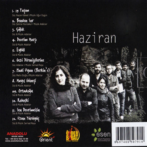 ADALILAR - Haziran CD | Türk Halk | Müziği | Özgün Müzik | CD |Almanya