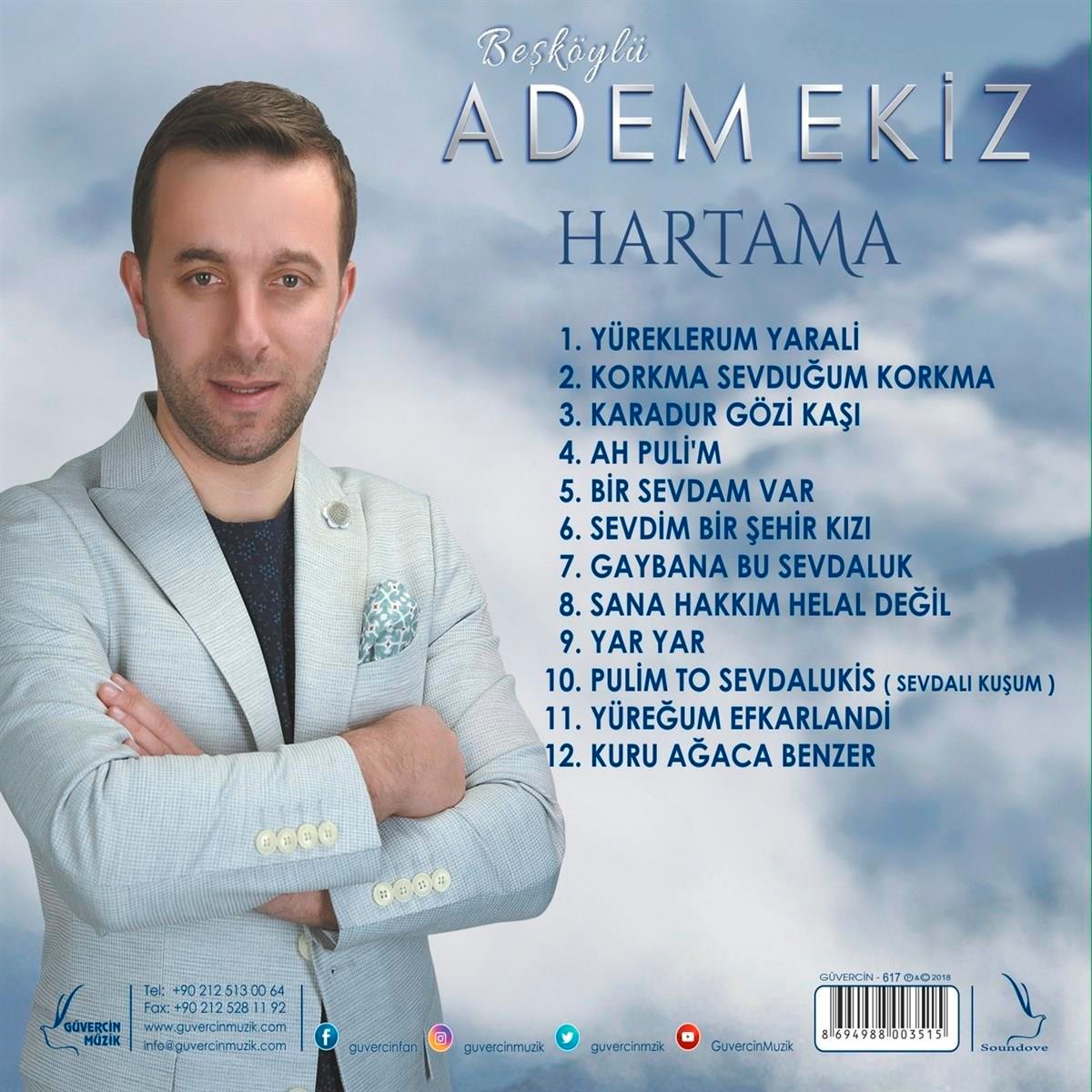 Güvercin Müzik/Adem Ekiz-Hartama(CD)