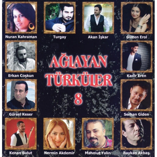 AGLAYAN TÜRKÜLER 8 CD / aglayan Türküler 8 cd ULUSU Müzik yapim