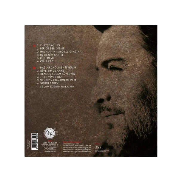 Ahmet Kaya | Biraz da Sen Ağla ( Türk Halk | Özgün | Protesto | Müzik | Plak) kaydı | LP