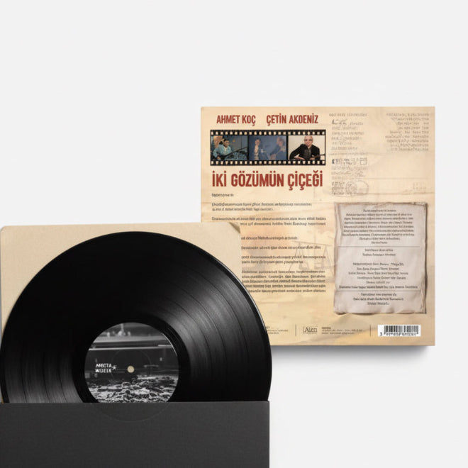 Ahmet Koç | Çetin Akdeniz | İki Gözümün Çiçeği | Plak (Enstrümantal Plak) Plak | LP