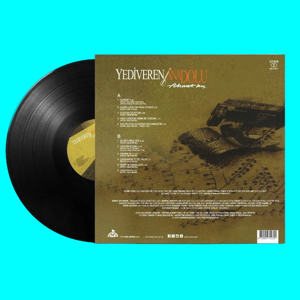 Ahmet Koç - Yediveren Anadolu Plak (Enstrümantal Plak) Instrumentalmusik | instrumentalmusik | LP