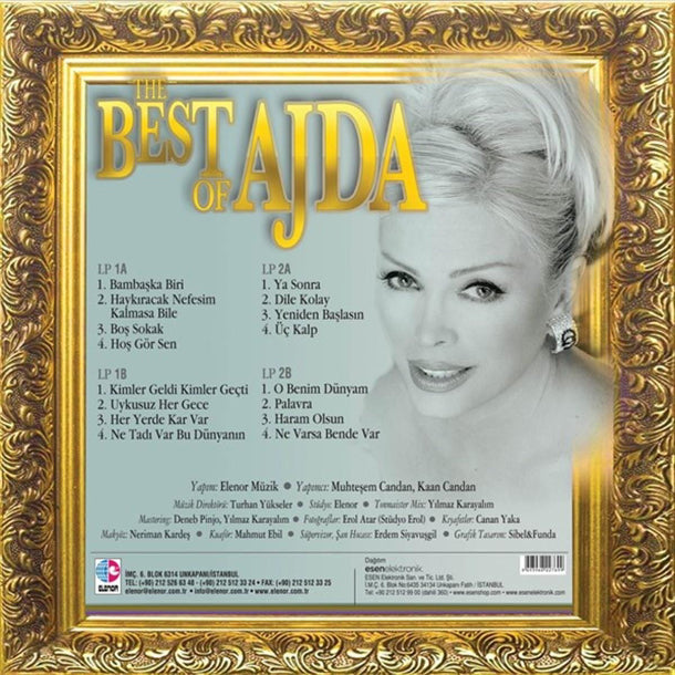 Ajda Pekkan - The Best Of Ajda Plak - Renkli Plak (2 Plak) Schallplatte | LP | Almanya