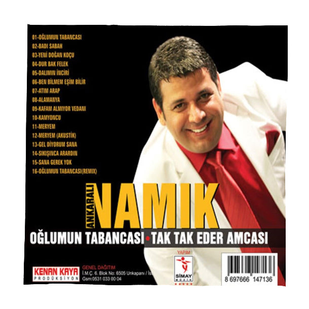 Ankaralı Namık - Oğlumun Tabancası - Tak Tak Eder Amcası (CD) Arabesk CD
