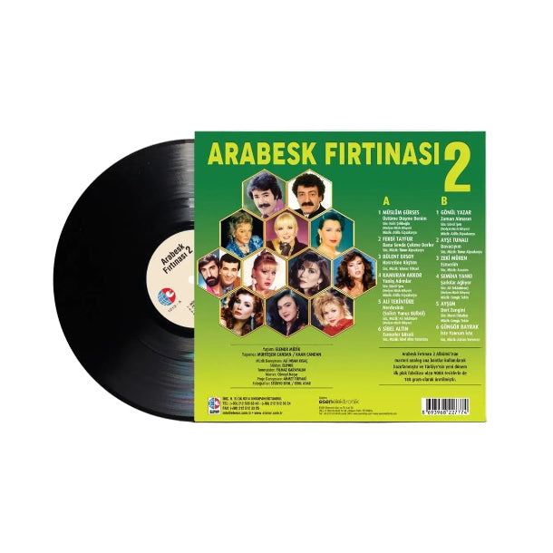 Arabesk Fırtınası - Çeşitli Sanatçılar (Plak)Arabesk Fırtınası - Çeşitli Sanatçılar 'dan Arabesk Plak